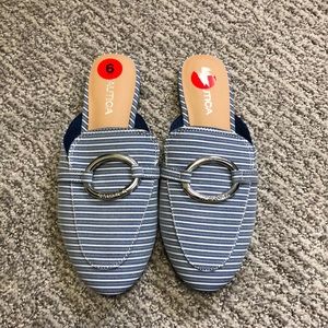 Nautica mules, size 6